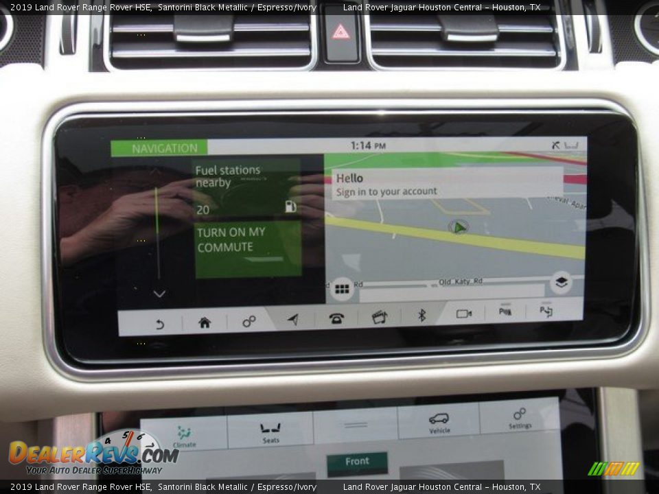2019 Land Rover Range Rover HSE Santorini Black Metallic / Espresso/Ivory Photo #34