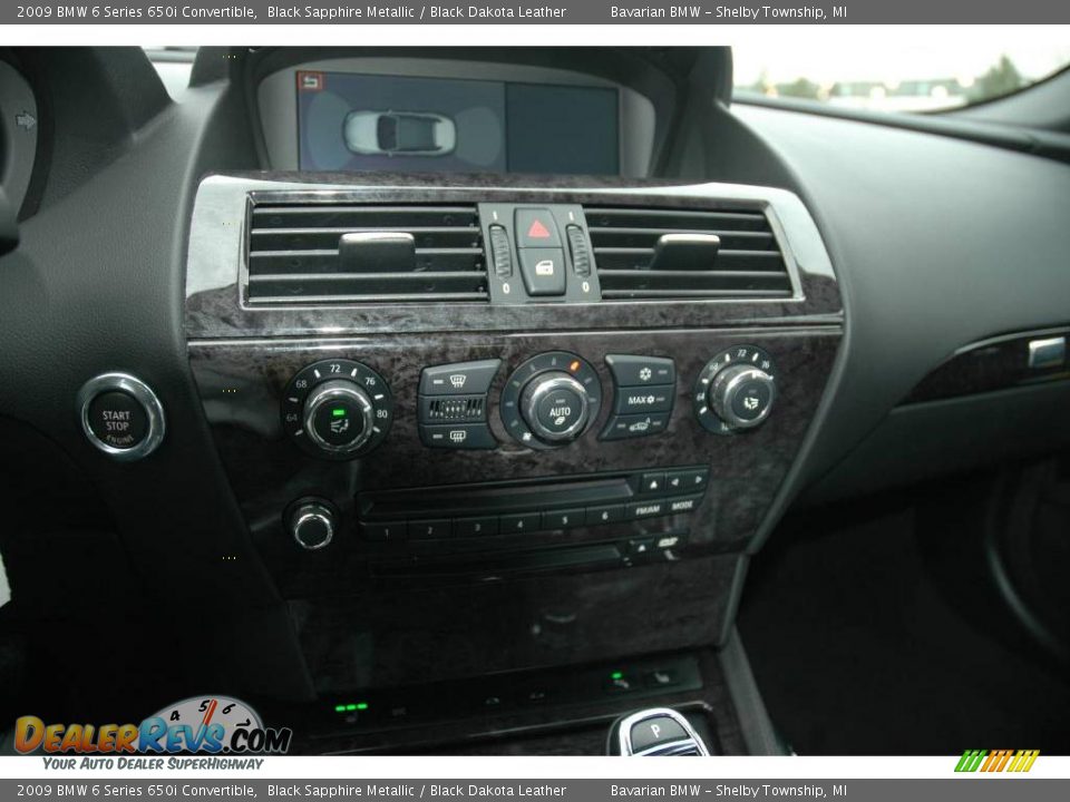 2009 BMW 6 Series 650i Convertible Black Sapphire Metallic / Black Dakota Leather Photo #13
