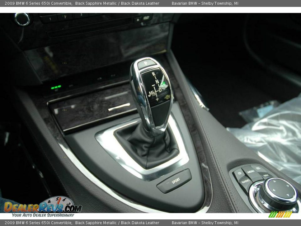 2009 BMW 6 Series 650i Convertible Black Sapphire Metallic / Black Dakota Leather Photo #14