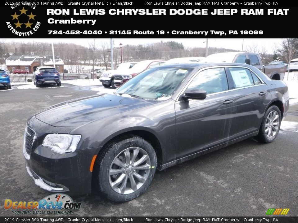 2019 Chrysler 300 Touring AWD Granite Crystal Metallic / Linen/Black Photo #1