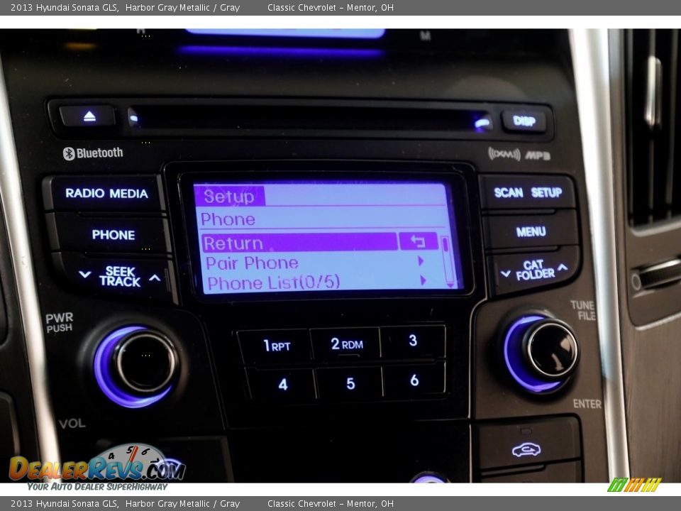 2013 Hyundai Sonata GLS Harbor Gray Metallic / Gray Photo #10