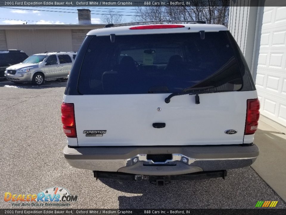 2001 Ford Expedition Eddie Bauer 4x4 Oxford White / Medium Graphite Photo #5