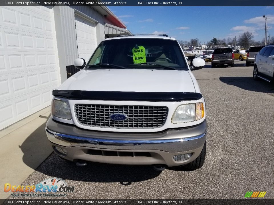 2001 Ford Expedition Eddie Bauer 4x4 Oxford White / Medium Graphite Photo #8
