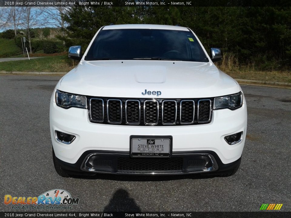 2018 Jeep Grand Cherokee Limited 4x4 Bright White / Black Photo #3