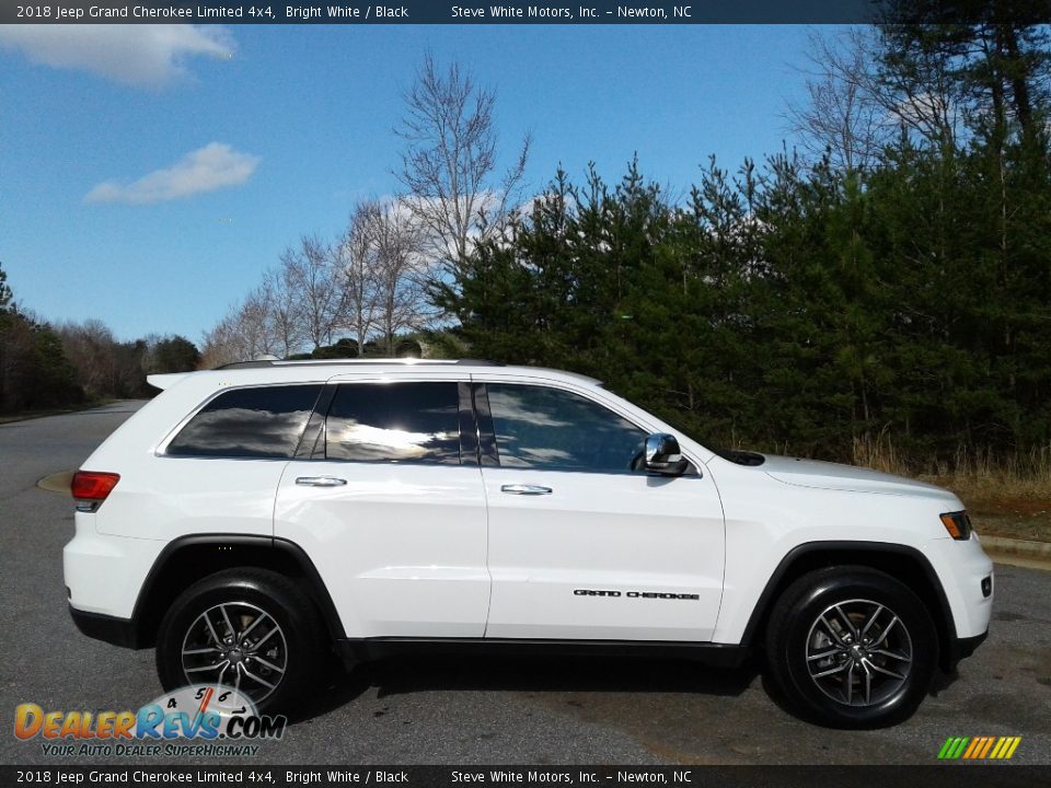 2018 Jeep Grand Cherokee Limited 4x4 Bright White / Black Photo #5