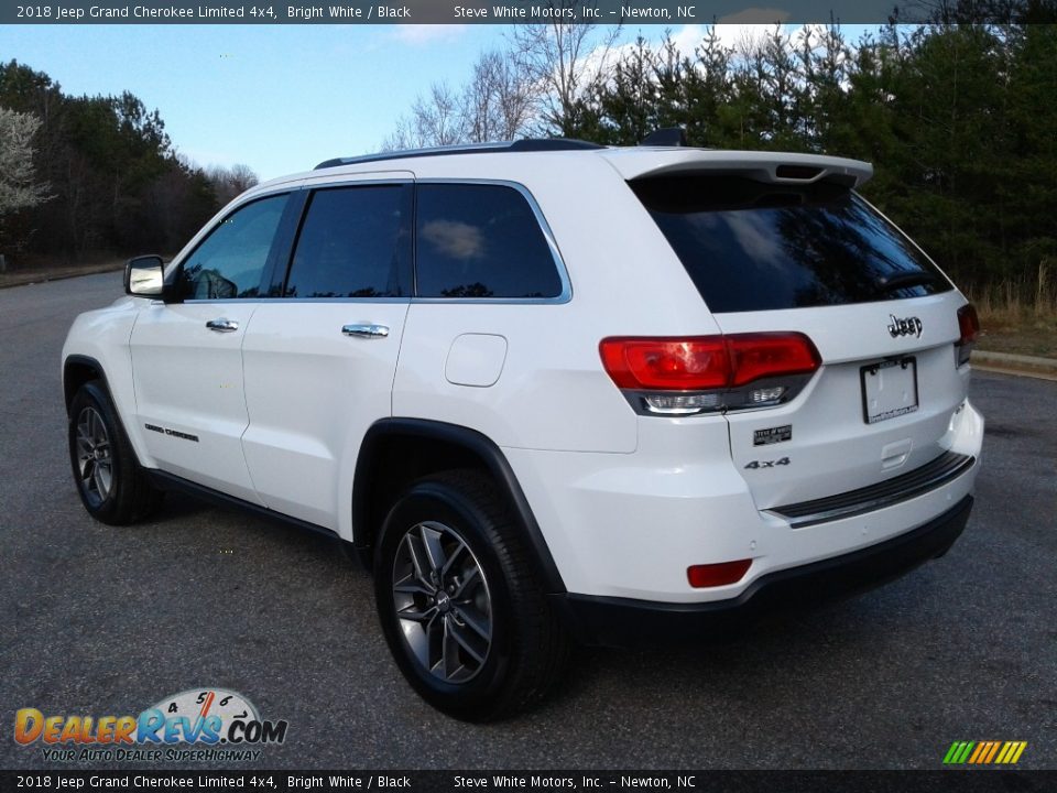 2018 Jeep Grand Cherokee Limited 4x4 Bright White / Black Photo #8