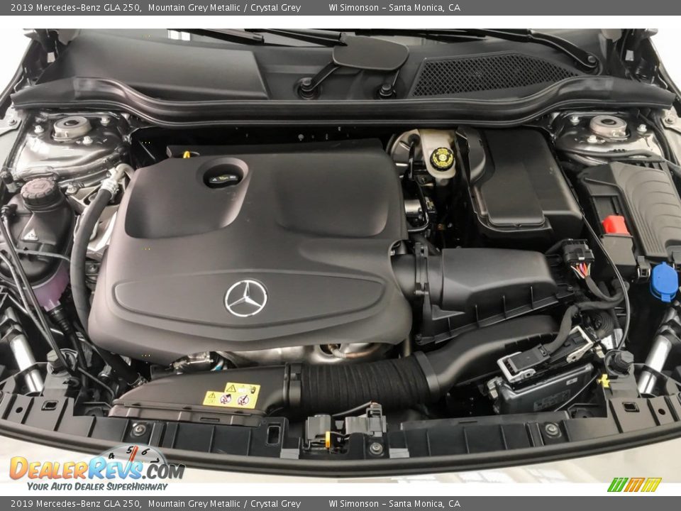 2019 Mercedes-Benz GLA 250 Mountain Grey Metallic / Crystal Grey Photo #8