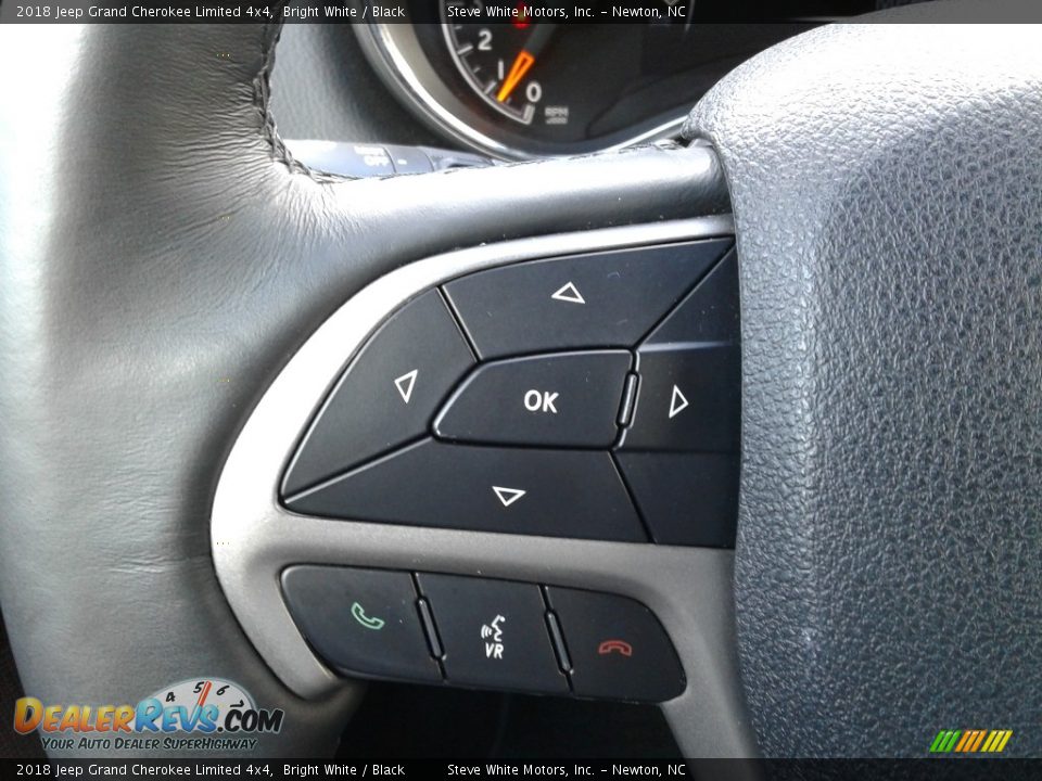2018 Jeep Grand Cherokee Limited 4x4 Bright White / Black Photo #18