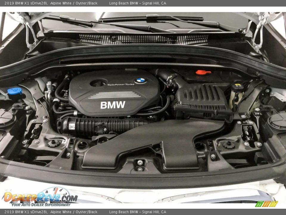 2019 BMW X1 sDrive28i Alpine White / Oyster/Black Photo #8
