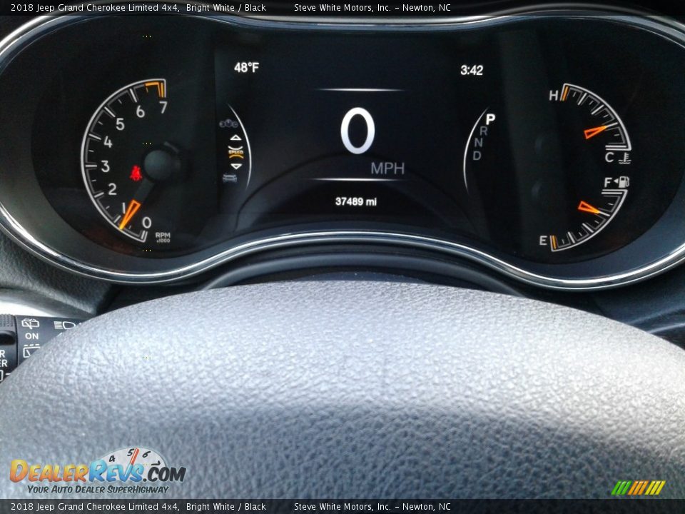 2018 Jeep Grand Cherokee Limited 4x4 Bright White / Black Photo #20