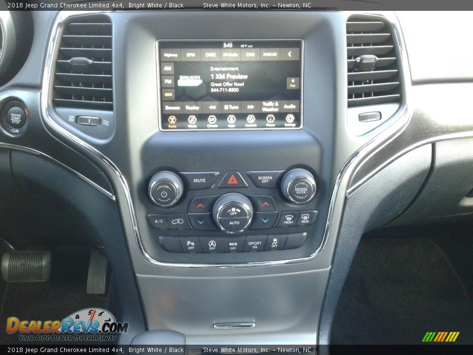 2018 Jeep Grand Cherokee Limited 4x4 Bright White / Black Photo #21