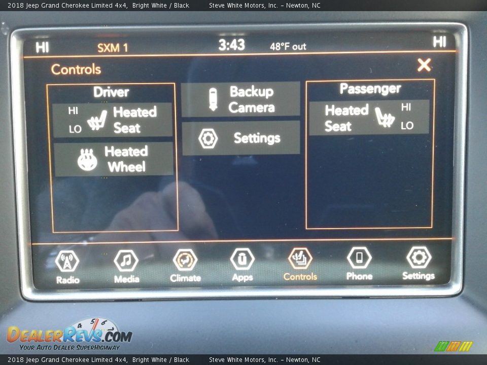 2018 Jeep Grand Cherokee Limited 4x4 Bright White / Black Photo #25