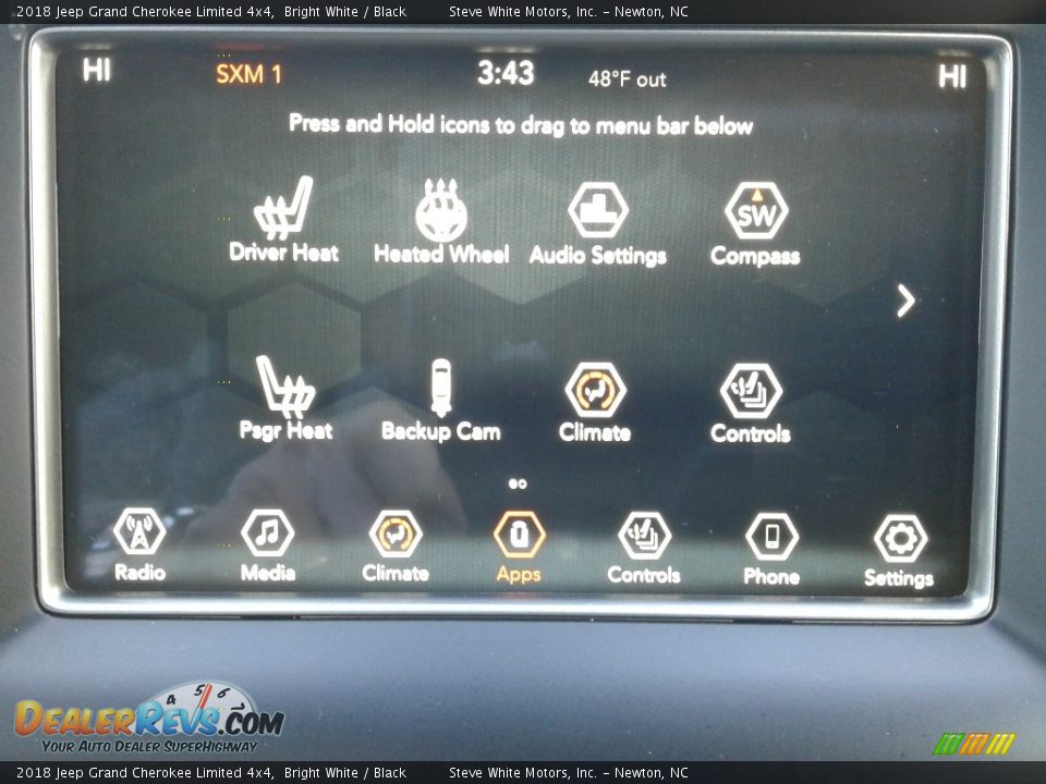 2018 Jeep Grand Cherokee Limited 4x4 Bright White / Black Photo #26