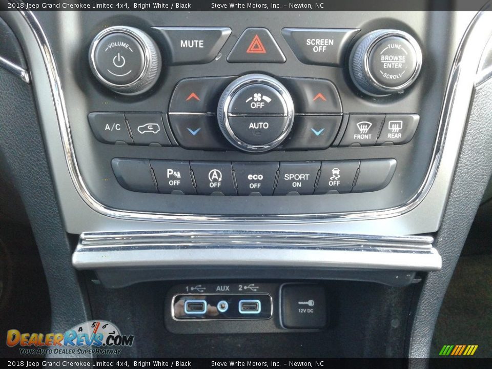 2018 Jeep Grand Cherokee Limited 4x4 Bright White / Black Photo #27
