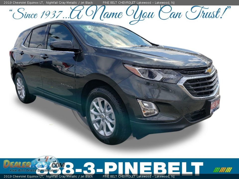 2019 Chevrolet Equinox LT Nightfall Gray Metallic / Jet Black Photo #1