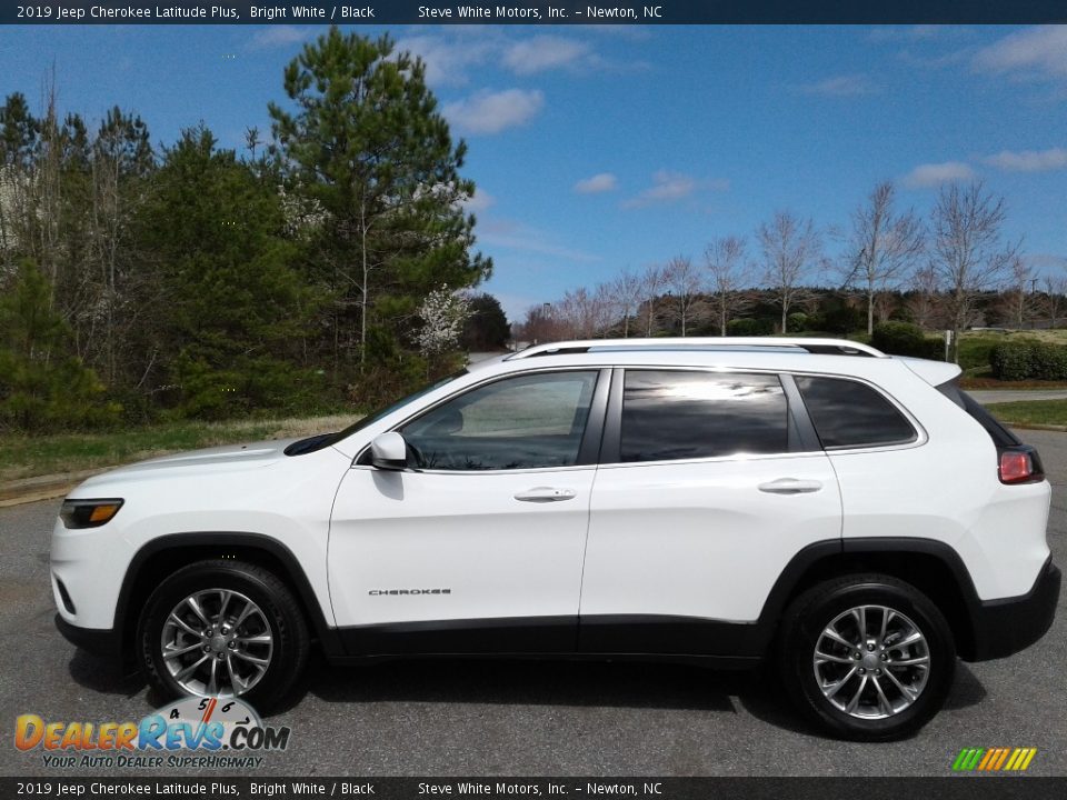 2019 Jeep Cherokee Latitude Plus Bright White / Black Photo #1