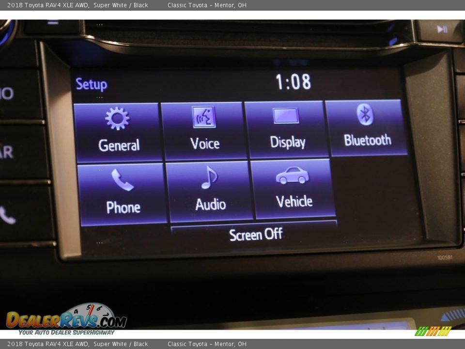 2018 Toyota RAV4 XLE AWD Super White / Black Photo #10