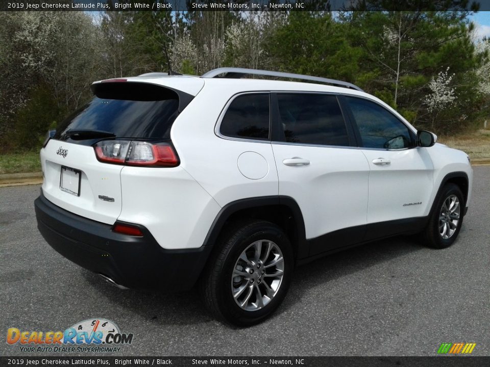 2019 Jeep Cherokee Latitude Plus Bright White / Black Photo #6