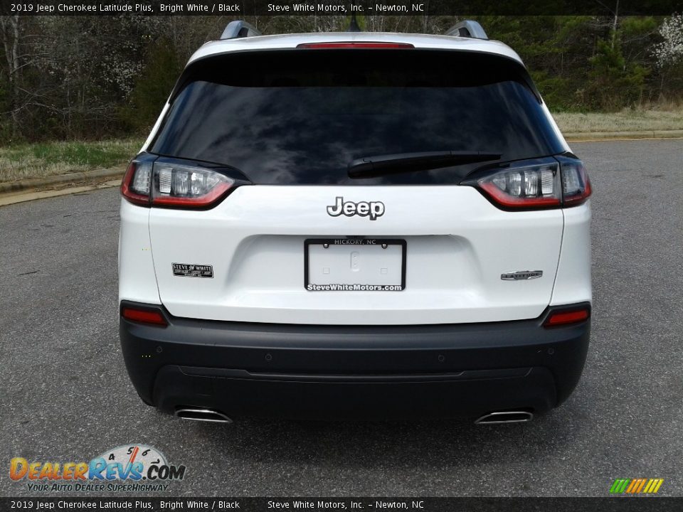 2019 Jeep Cherokee Latitude Plus Bright White / Black Photo #7