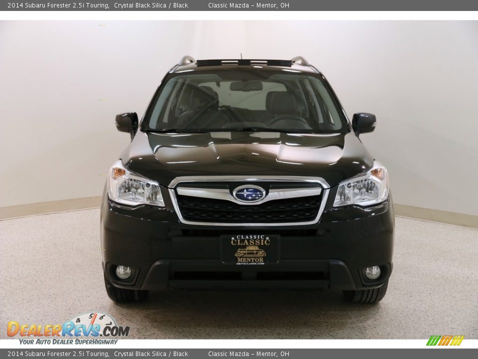 2014 Subaru Forester 2.5i Touring Crystal Black Silica / Black Photo #2