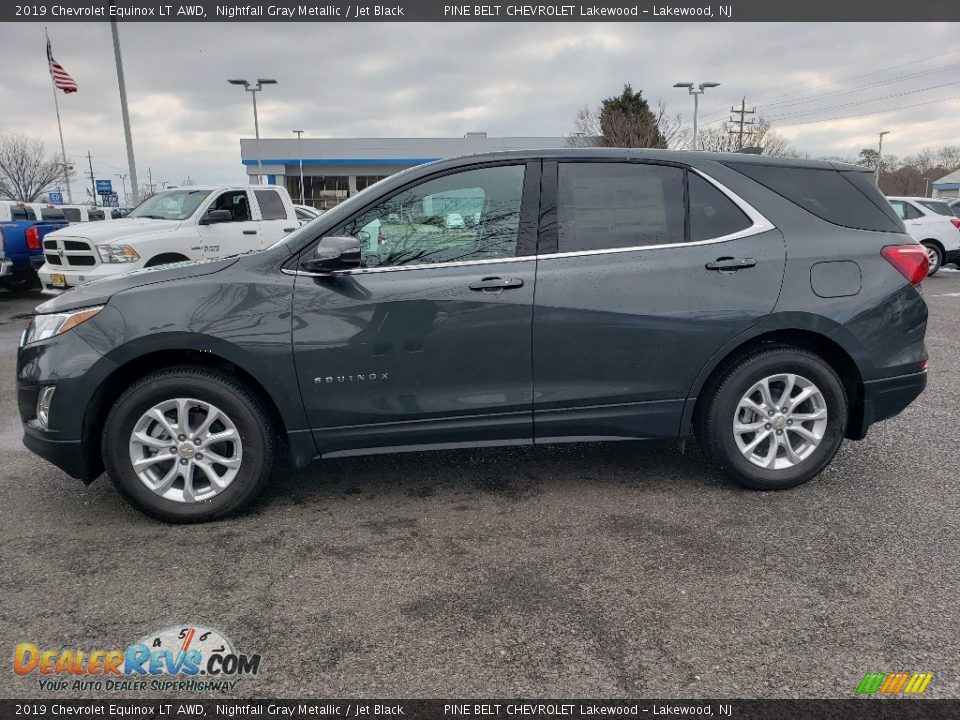 2019 Chevrolet Equinox LT AWD Nightfall Gray Metallic / Jet Black Photo #3