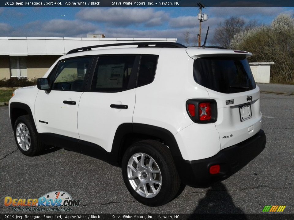 2019 Jeep Renegade Sport 4x4 Alpine White / Black Photo #8