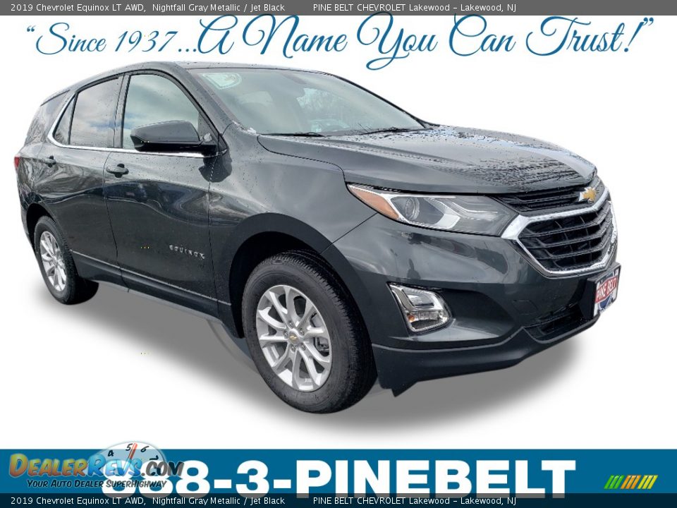 2019 Chevrolet Equinox LT AWD Nightfall Gray Metallic / Jet Black Photo #1