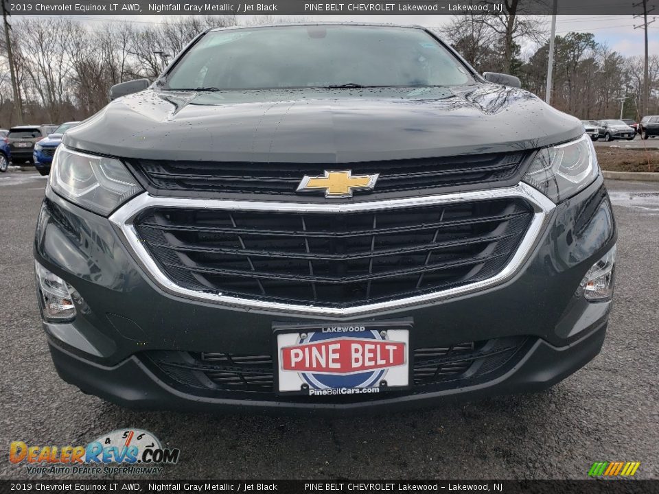 2019 Chevrolet Equinox LT AWD Nightfall Gray Metallic / Jet Black Photo #2