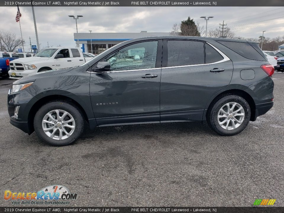 2019 Chevrolet Equinox LT AWD Nightfall Gray Metallic / Jet Black Photo #3