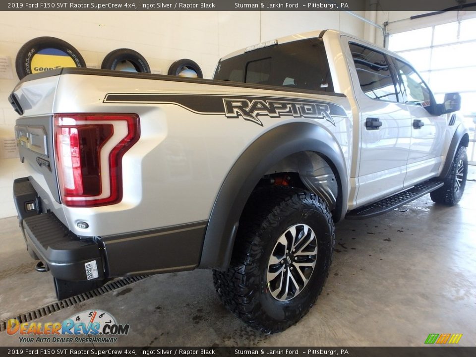 2019 Ford F150 SVT Raptor SuperCrew 4x4 Ingot Silver / Raptor Black Photo #2