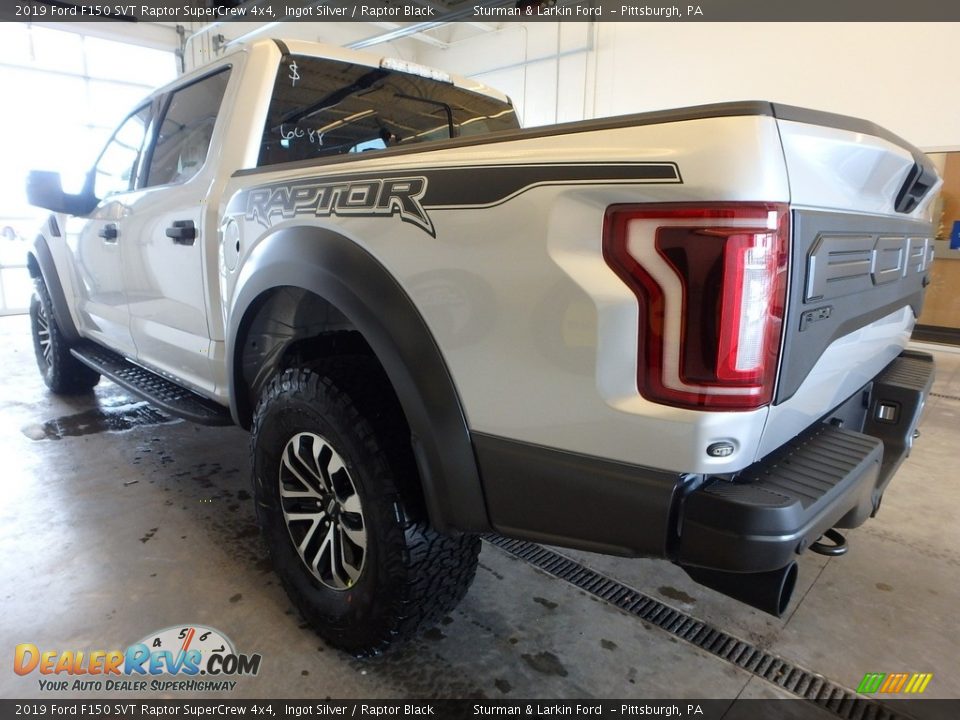 2019 Ford F150 SVT Raptor SuperCrew 4x4 Ingot Silver / Raptor Black Photo #3