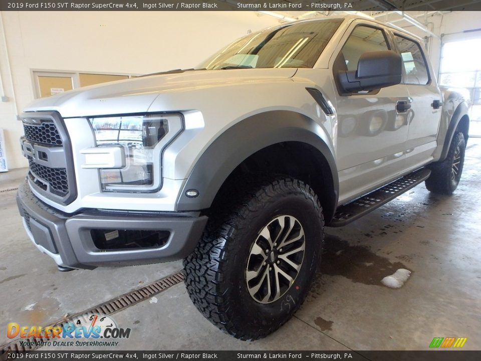 2019 Ford F150 SVT Raptor SuperCrew 4x4 Ingot Silver / Raptor Black Photo #4