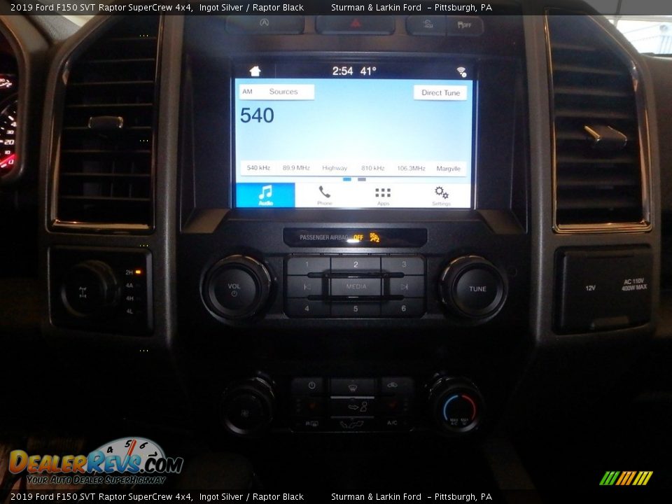 2019 Ford F150 SVT Raptor SuperCrew 4x4 Ingot Silver / Raptor Black Photo #13