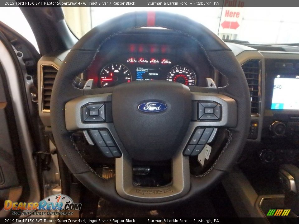 2019 Ford F150 SVT Raptor SuperCrew 4x4 Ingot Silver / Raptor Black Photo #14