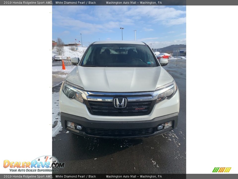 2019 Honda Ridgeline Sport AWD White Diamond Pearl / Black Photo #3