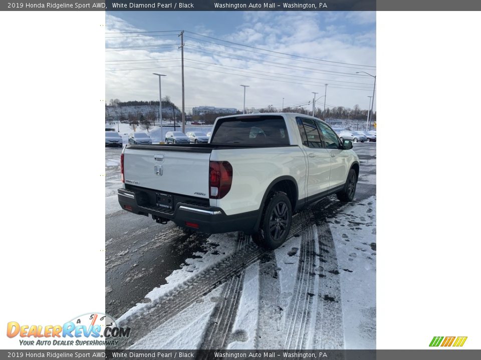 2019 Honda Ridgeline Sport AWD White Diamond Pearl / Black Photo #5