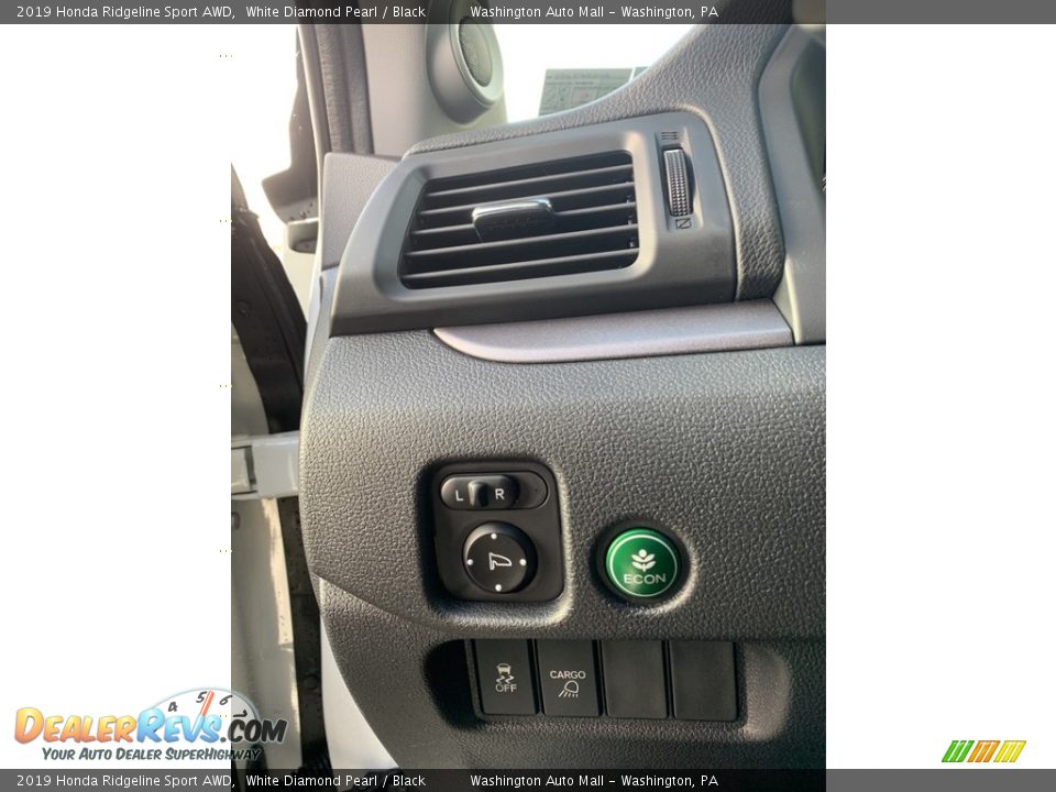 2019 Honda Ridgeline Sport AWD White Diamond Pearl / Black Photo #10