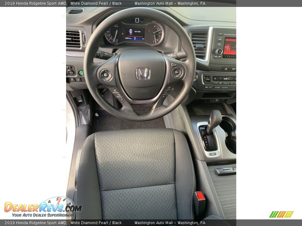 2019 Honda Ridgeline Sport AWD White Diamond Pearl / Black Photo #11