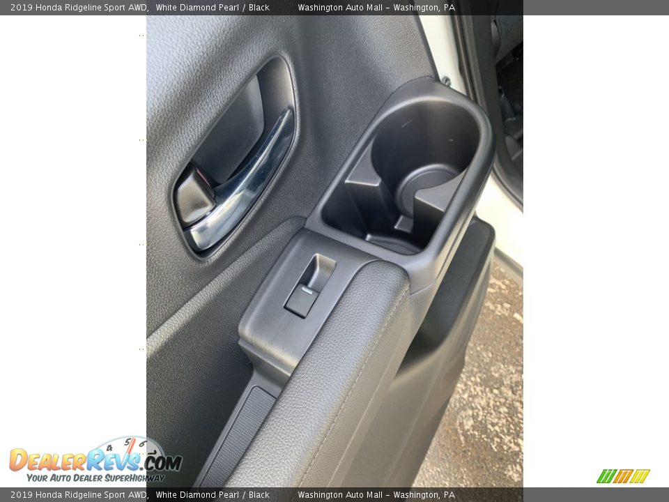 2019 Honda Ridgeline Sport AWD White Diamond Pearl / Black Photo #16