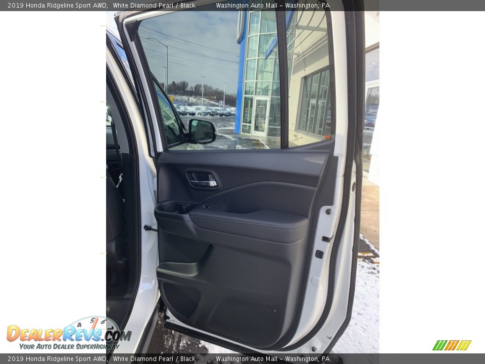 2019 Honda Ridgeline Sport AWD White Diamond Pearl / Black Photo #21