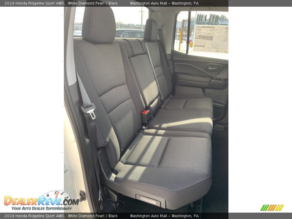 2019 Honda Ridgeline Sport AWD White Diamond Pearl / Black Photo #22