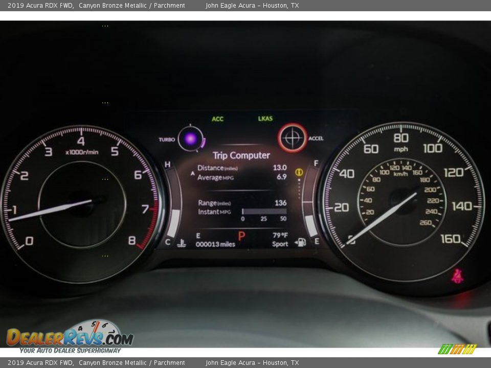 2019 Acura RDX FWD Canyon Bronze Metallic / Parchment Photo #36