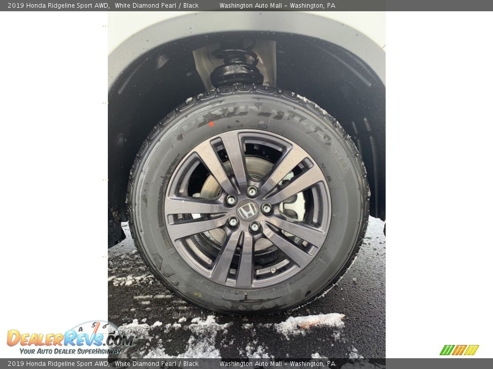 2019 Honda Ridgeline Sport AWD White Diamond Pearl / Black Photo #29