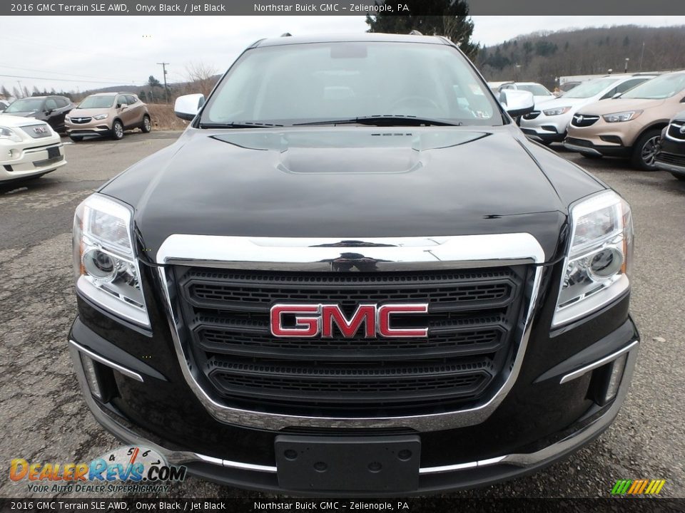 2016 GMC Terrain SLE AWD Onyx Black / Jet Black Photo #3