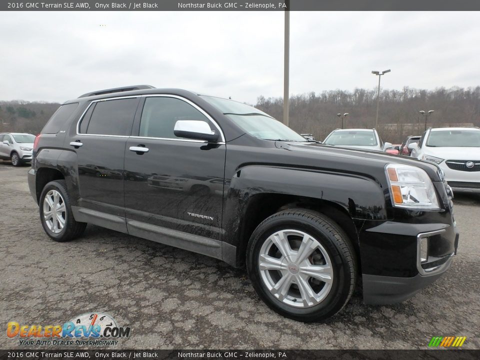 2016 GMC Terrain SLE AWD Onyx Black / Jet Black Photo #4