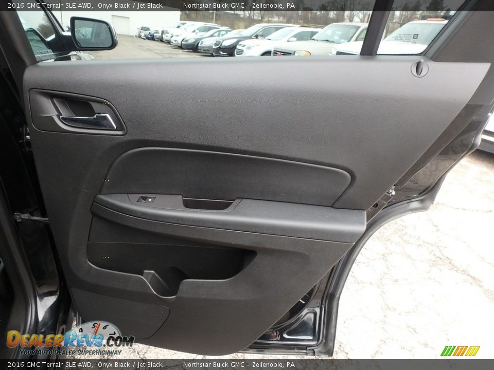2016 GMC Terrain SLE AWD Onyx Black / Jet Black Photo #8