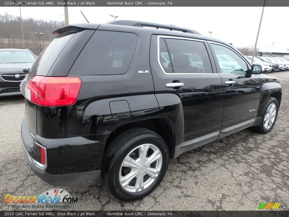 2016 GMC Terrain SLE AWD Onyx Black / Jet Black Photo #9