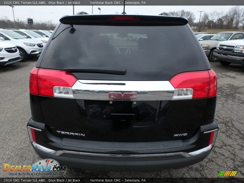 2016 GMC Terrain SLE AWD Onyx Black / Jet Black Photo #10