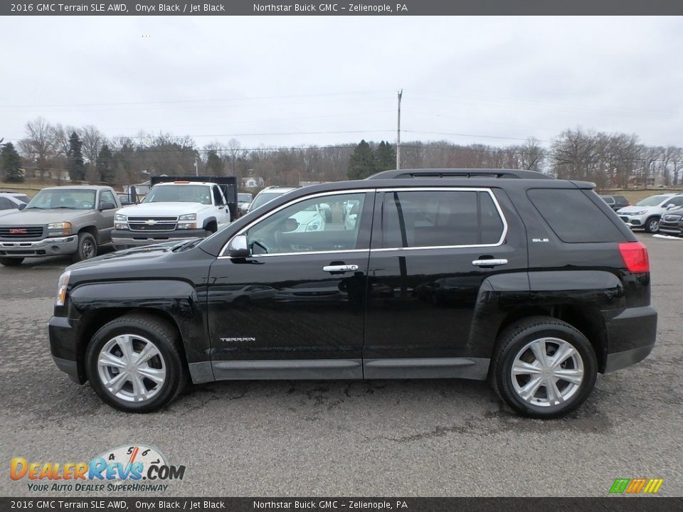 2016 GMC Terrain SLE AWD Onyx Black / Jet Black Photo #13