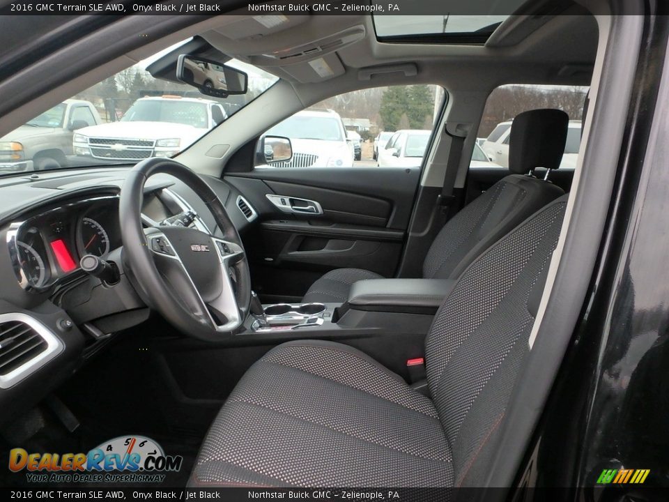 2016 GMC Terrain SLE AWD Onyx Black / Jet Black Photo #15